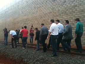 Ministros inauguram em Maringá as obras do rebaixamento da linha férrea